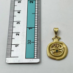 Birthstone Pomegranate Pendant in 14K Gold – Success and Abundance