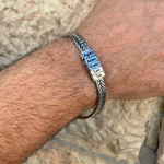 Dad Bracelet in Stainless Steel with Personalized Names Engraved