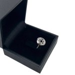 Am Israel Chai Star of David Ring in 14K White Gold