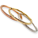 Modern Bangle Openable Bracelet in 14K Gold