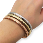 Modern Bangle Openable Bracelet in 14K Gold