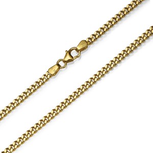 14K Gold Panzer Chain - 3mm Thick Heavyweight