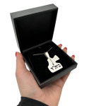 Eretz Yisrael Beitar Engraved Pendant – Large and Heavyweight in 925 Sterling Silver