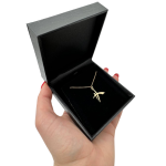 Hebrew Chai Pendant in Chinese Style Font – 14K Gold
