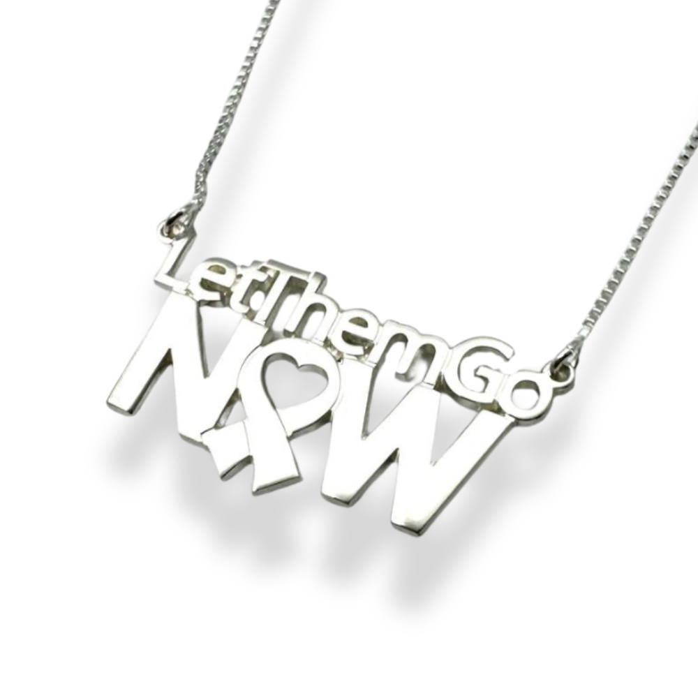 Let Them Go Now Necklace in Sterling Silver