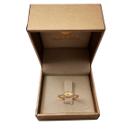 Diamond Evil Eye Ring in 14K Gold