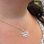“There is no one but Him” Hebrew Pendant and Chain in Sterling Silver