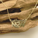 Let Them Go Now Necklace in 14K Gold – Support Israel Jewelry