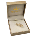 Personalized Hebrew Name Pin / Name Brooch in 14K Gold