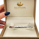 Moroccan Bangle in Silver – Hammered Finish
