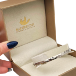 Moroccan Bangle in Silver – Hammered Finish