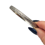 Moroccan Bangle in Silver – Curlicue Design