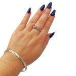 Moroccan Bangle in Silver – Curlicue Design