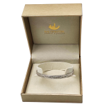 Moroccan Bangle in Silver – Curlicue Design