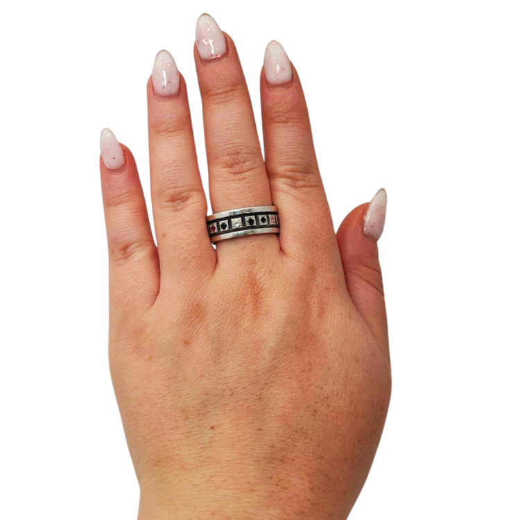 Sterling Silver 12 Tribes Hoshen Ring with Natural Gemstones
