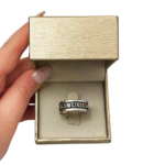 Sterling Silver 12 Tribes Hoshen Ring with Natural Gemstones