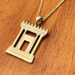 Jerusalem Temple Necklace in 14K Gold