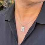 Jerusalem Temple Necklace in 14K Gold