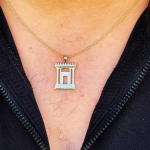 Jerusalem Temple Necklace in 14K Gold