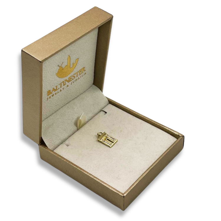 Diamond Jerusalem Temple Necklace in 14K Gold
